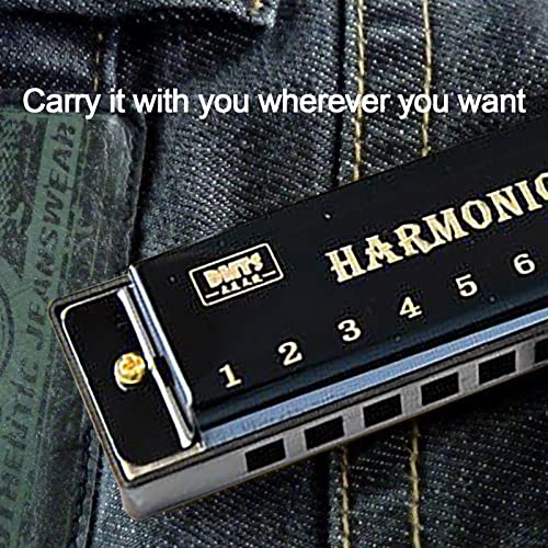 Osuter 2 Pièces Harmonica Diatonique,Harmonica en Do à 10 Trous avec Boîte Instrument de Musique Harmonica pour… - Les Beatles, Paul McCartney, John Lennon, RIngo Starr, George Harrison Osuter 2 Pièces Harmonica Diatonique,Harmonica en Do à 10 Trous avec Boîte Instrument de Musique Harmonica pour… – Image 6