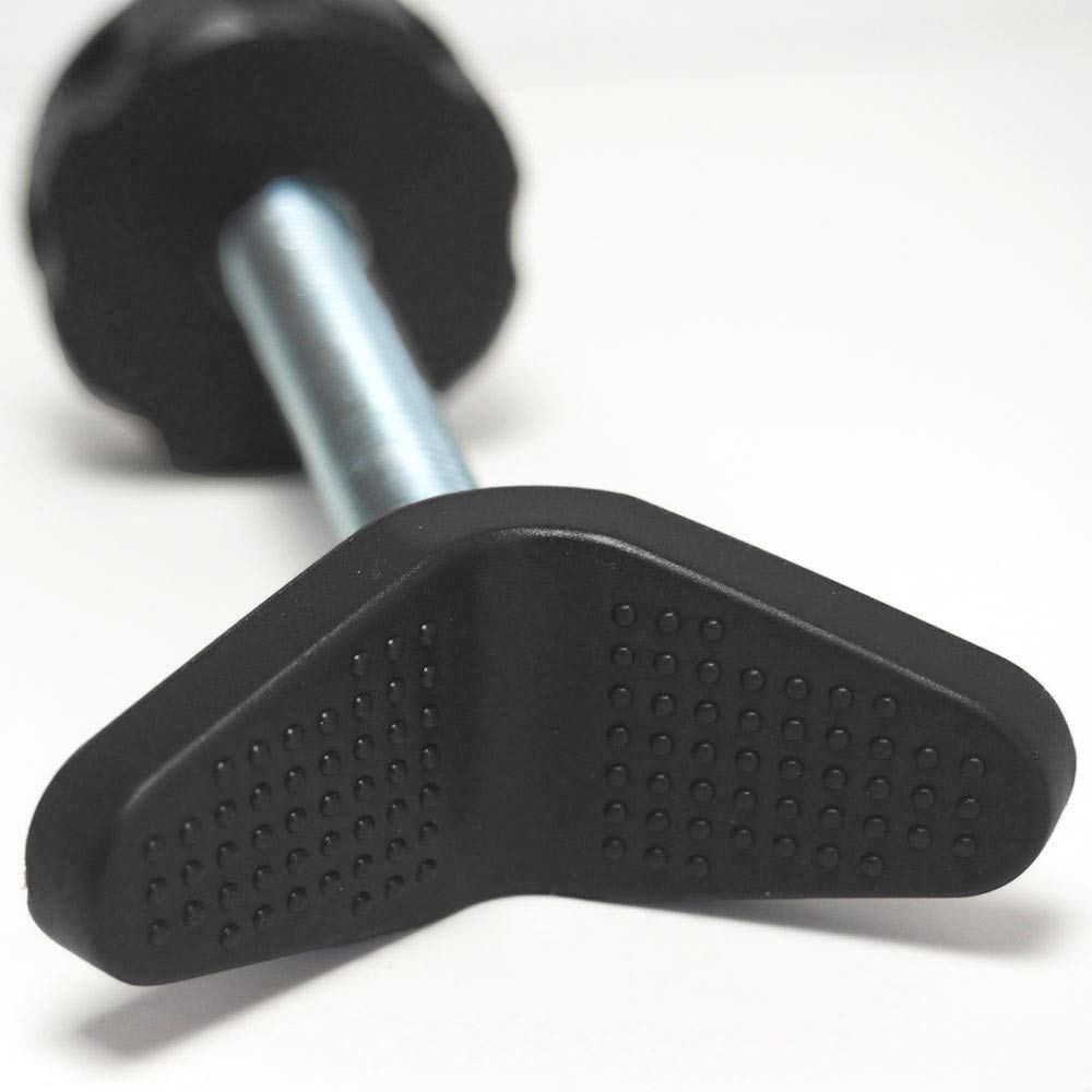 Extra Long M10 (10mm) Stair Banister Adapter Y-Spindle Rods 2 Pack for Pressure Mounted Baby and Pet Safety Gates (10mm, Black)