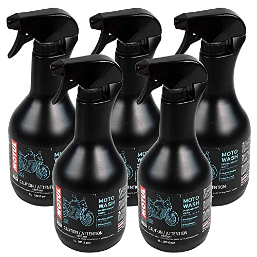 Newparts MC CARE E2 MOTO WASH NA Spray Degreaser Corrosion resistant 5L Degreaser 5 x 1L