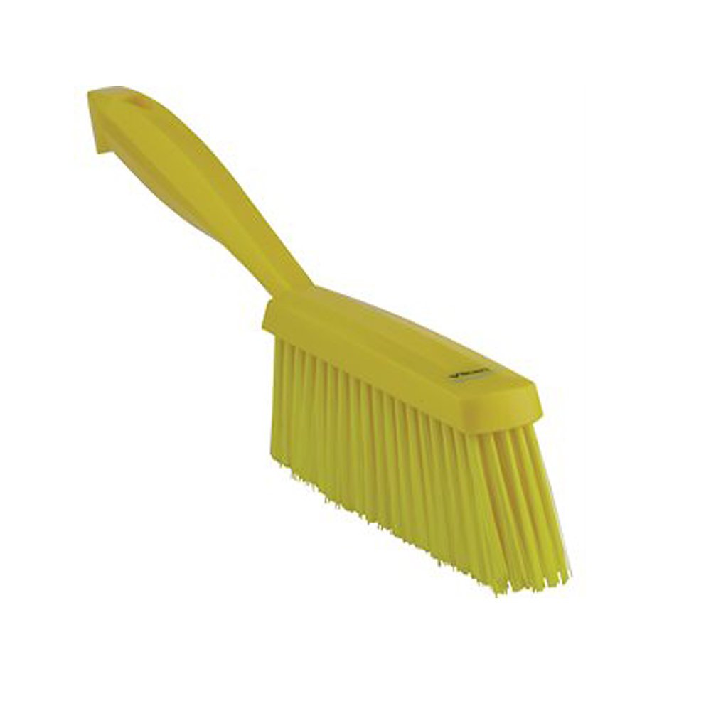 VikanBench Brushes - Medium Bristles - Yellow - Yellow