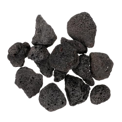 DONFAMDS Volcánicas Negras para Jardinería y Acuarios Decorativas para Macetas y Paisajismo Natural para Acuáticos