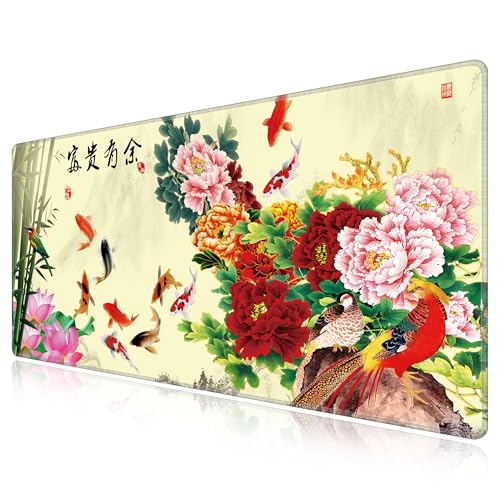 Tapis de souris surdimensionné imperméable 140x70 LL-COEUR antidérapant