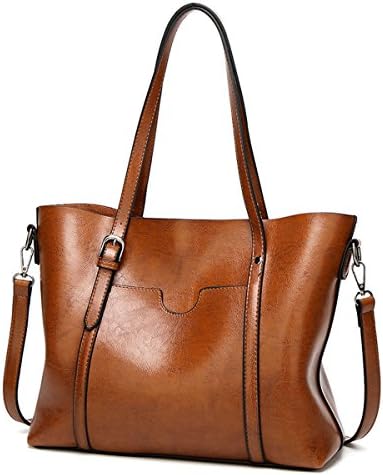 DEERWORD Donna Borse a Spalla Pelle Borsa a Mano Ecopelle 2021 Borse a Tracolla Elegante Tote