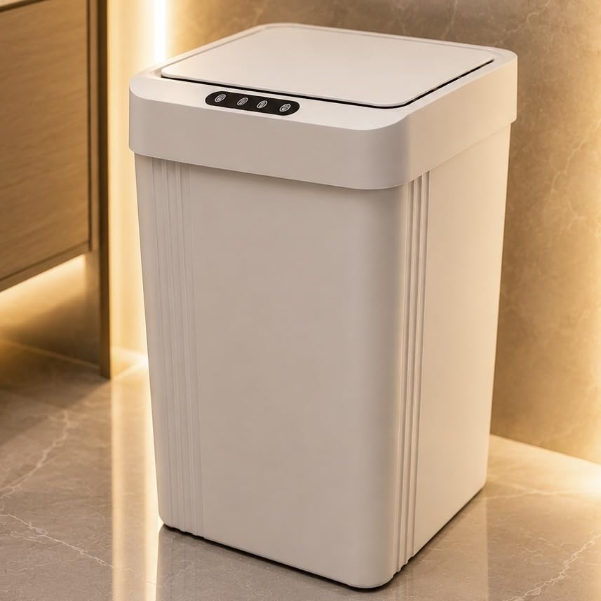 Lixeira Elétrica Automática 13 Litros com Sensor de Movimento, Ta...