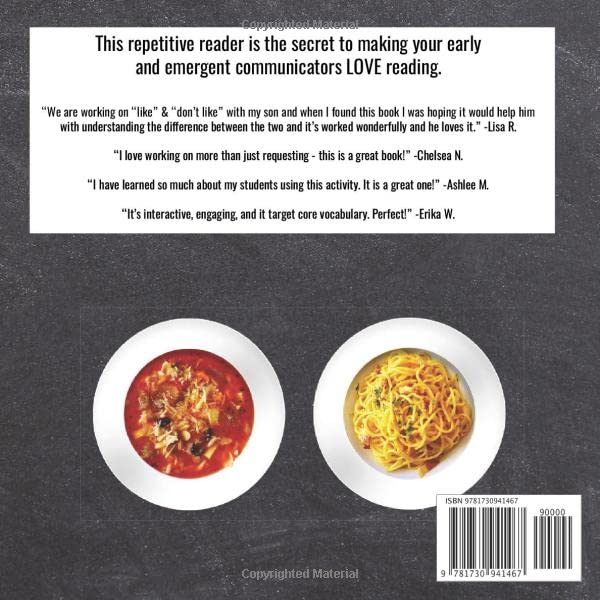 I like... I don't Like to Eat: This repetitive reader is the secret to making your early and emergent communicators LOVE reading.