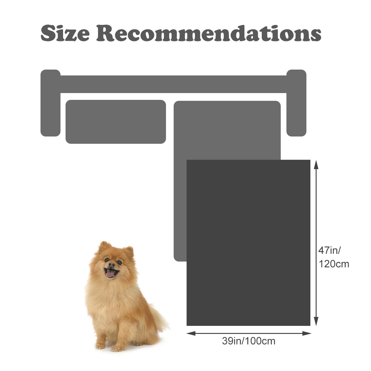Onarway Waterproof Dog Blanket for Sofa: Washable Pet Bed Blanket Sofa Cover Protector for Dogs Cats - Image 2