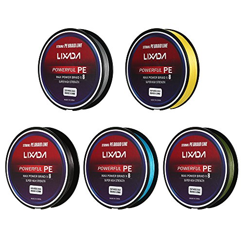 DECDEAL 300M / 330Yds 8 fios PE linha de pesca trançada Super Strong Multifilament linha de pesca ca