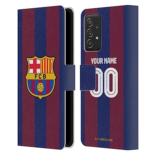 Coque Samsung Galaxy A53 5G FC Barcelone Étui Portefeuille Cuir pour Supporter au Quotidien