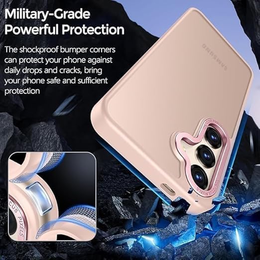 Image of DIZORO Polycarbonate Matte Case for Samsung A26 5G Translucent Frosted Hard Back Phone Case Anti-Fingerprint Anti-Slip Shockproof Protective Case Cover for Samsung A26 5G Black