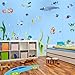 Produktbild Wandkings Ozean Unterwasserwelt Wandsticker Megapack Set, 72 Aufkleber, Gesamtfläche 260 x 70 cm