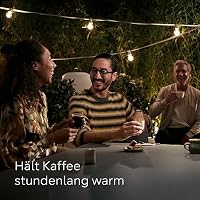 Siemens Thermo-Kaffeekanne TZ40001, direktes Brühen aus dem Kaffeevollautomaten, Warmhaltefunktion, Schiebedeckel, leicht zu reinigen, perfekt für EQ500, EQ700, EQ6 plus und EQ900, 1 L, Edelstahl – Ansicht 6
