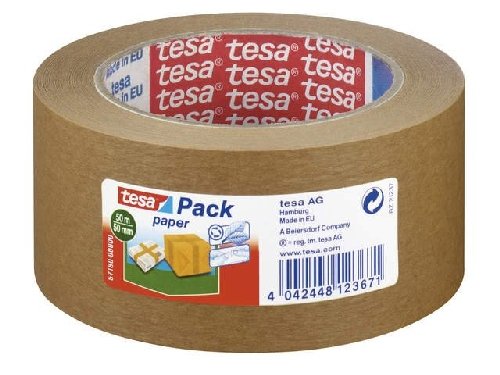 Tesa 57180 PK6 - Cinta de Embalaje (50 mm x 50 m), Color marrón