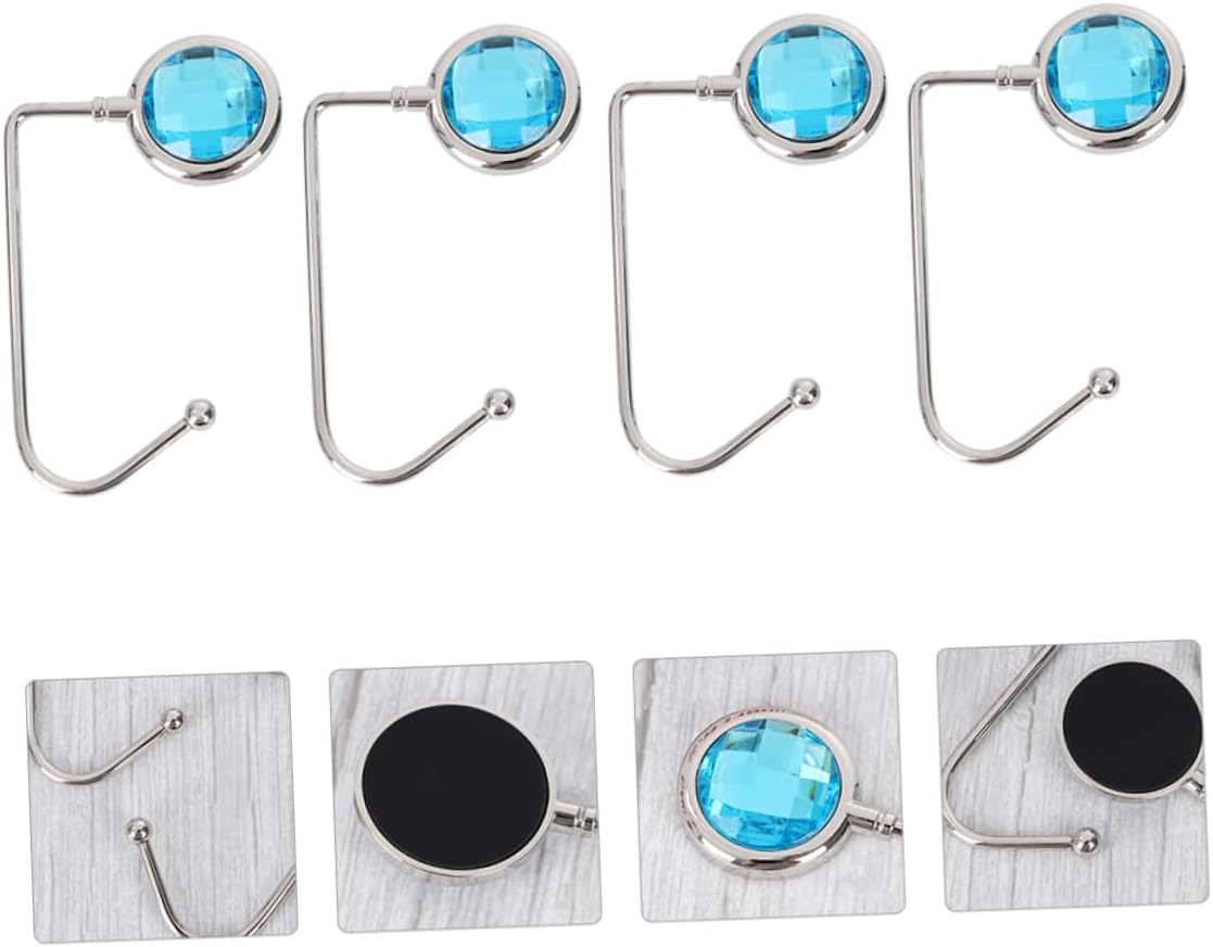 VANZACK 4pcs Non- Safety Hanger Hooks for Home Decoration and Stocking Holders Versatile Handbag and Schoolbag Hook for Christmas and Daily Use Easy to Install and Portable