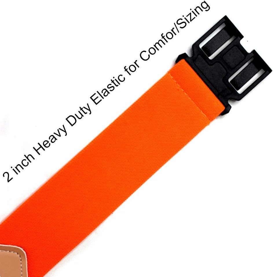 MELOTOUGH Suspenders with Non-Metal End Clip Reflective Safety Belt Clip
