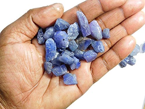 REAL-GEMS EGL Certified Natural Blue Tanzanite 44.50 Ct Lot of 11 Healing Crystals4