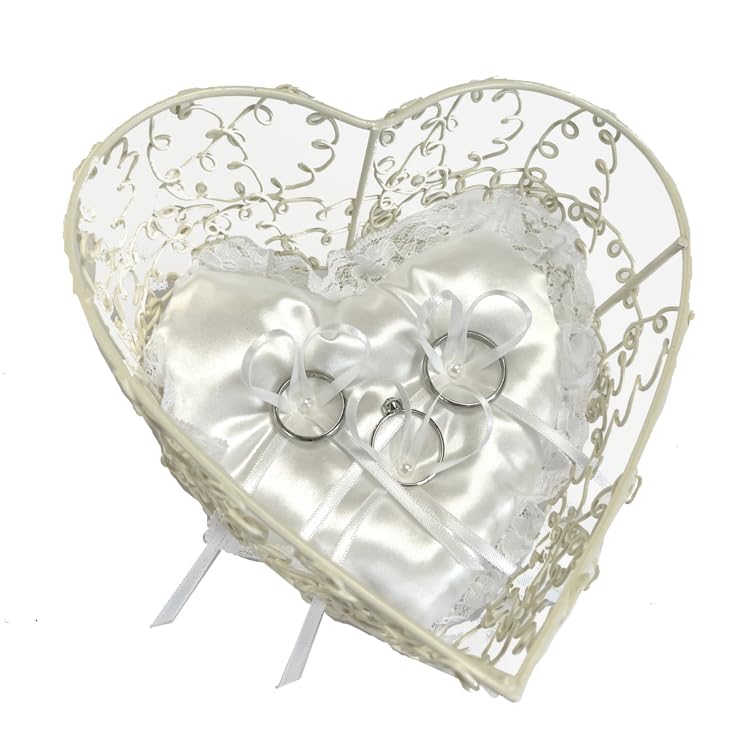 幸せ ハート ワイヤー バスケット 2カラー ミニハート型 バスケット 計13個