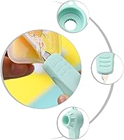 Vista 5 de Hemoton Herramienta de tapas magnéticas, levantadores de tapa de yogur, abridor de botellas de cocina, diseño de ahorro de espacio