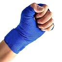 ZaySoo Boxing Hand Wrap Boxing Mexican Stretch/Handwraps/Spandex Bands/Hand Bandage/Protectors/Muay Thai/MMA/Kick Boxing - Free Size - Blue gallery image