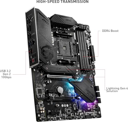 Image of Micro Center AMD Ryzen 7 5800XT Desktop Processor with MSI MPG B550 Gaming Plus V1 Gaming Motherboard (AM4, DDR4, PCIe 4.0, SATA 6Gb /s, M.2, USB 3.2 Gen 2, ATX)