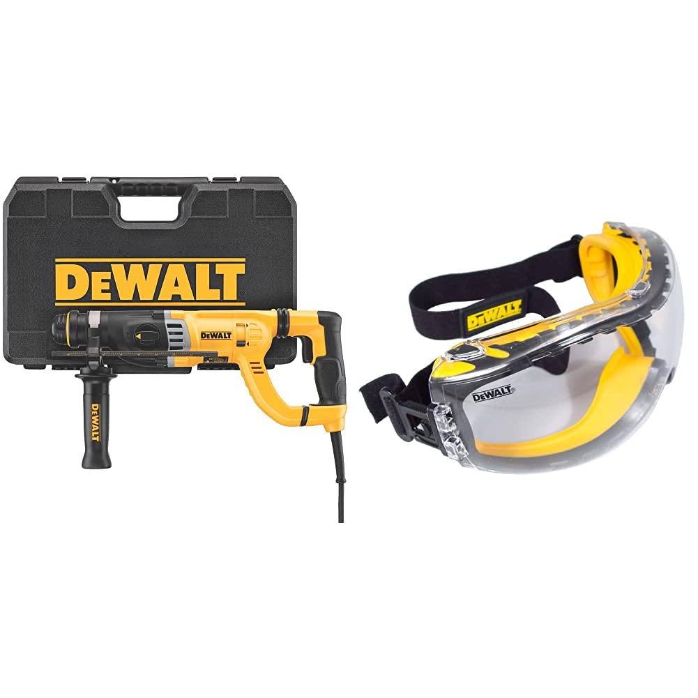 DEWALT Rotary Hammer Drill with Shocks, DHandle, SDS, 11/