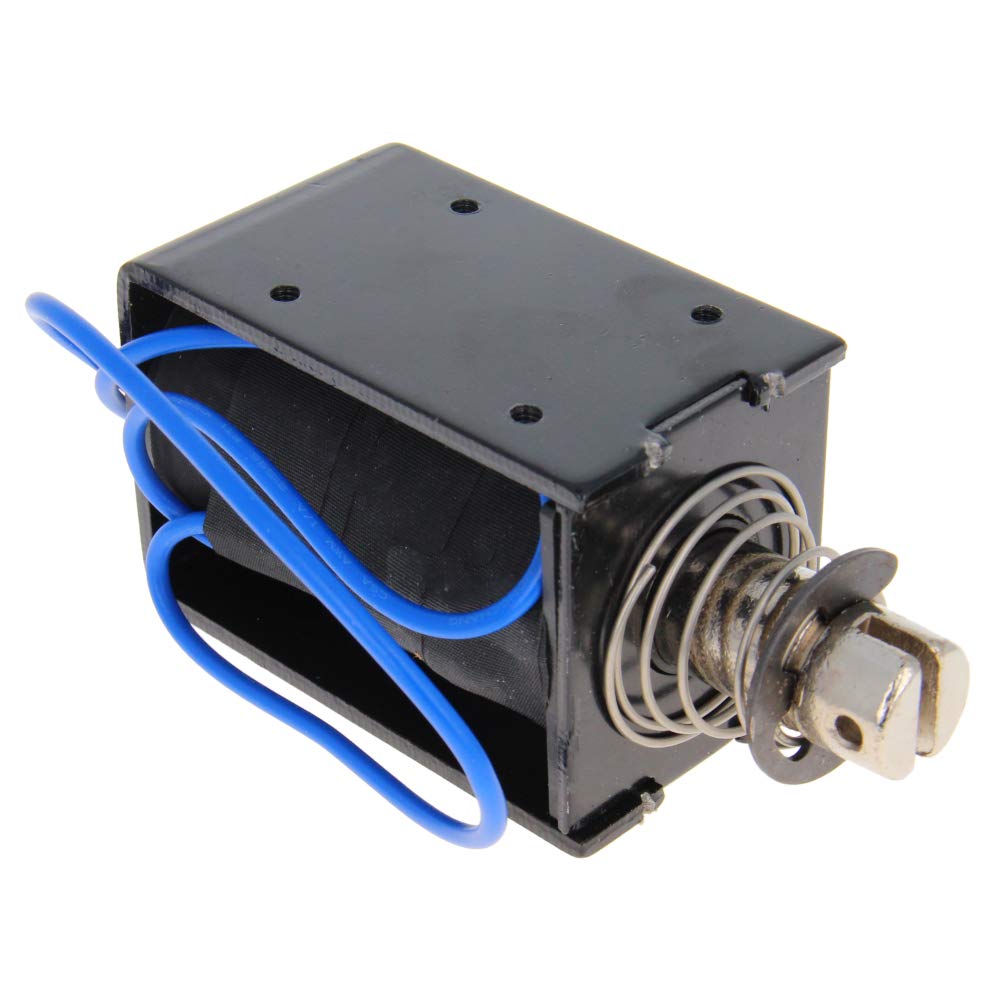 DC 24V 50N 15mm Stroke Type Push Pull Electromagnet,5A Open Frame Solenoid Linear Movement,JF-1578B-24V