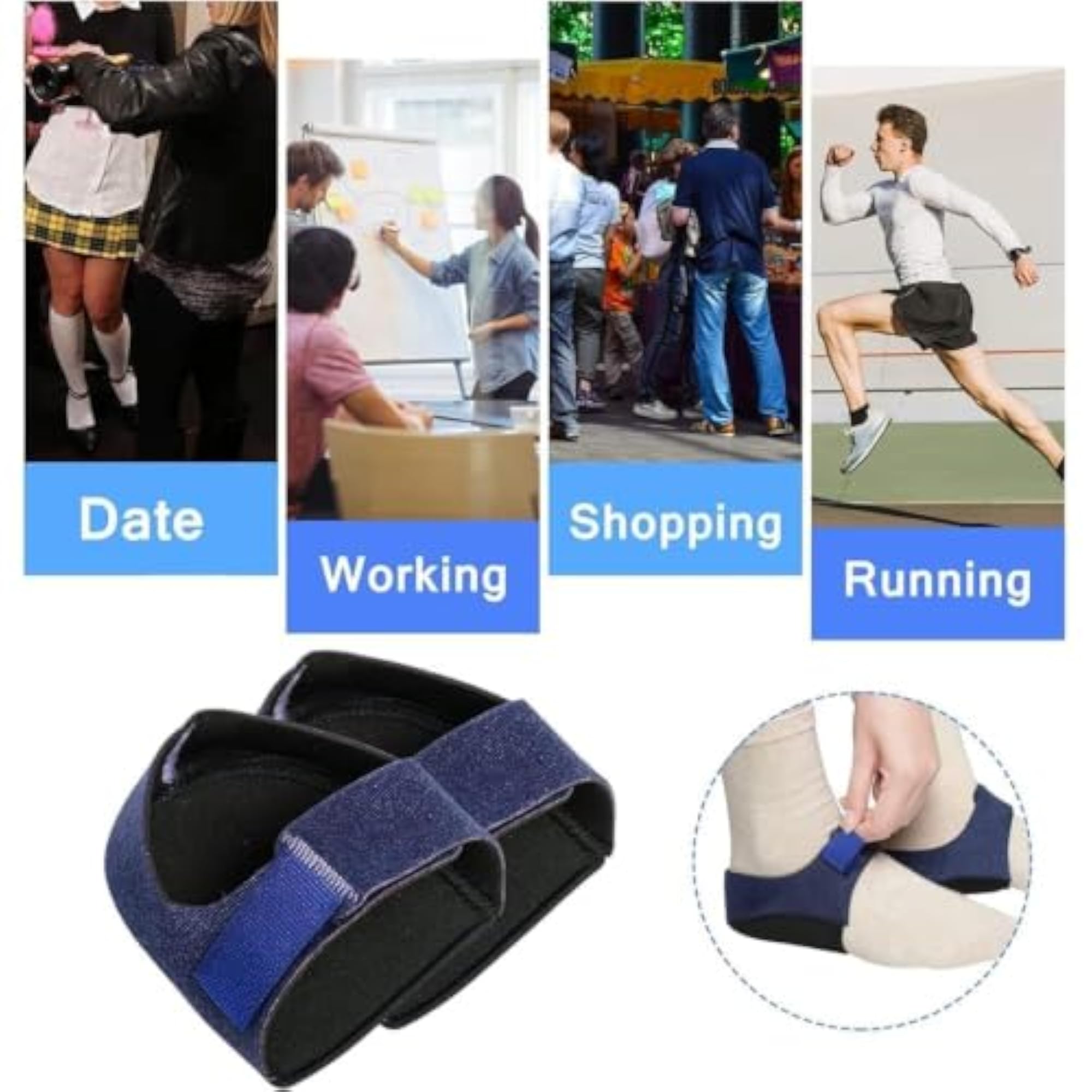 Heel Protector Pads for Plantar Fasciitis Pain Relief