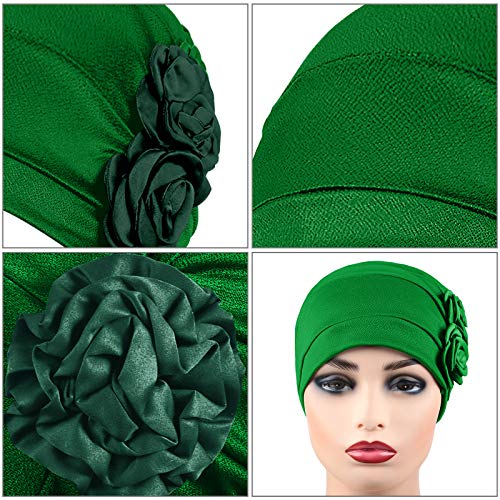 Image of SATINIOR 6 Pack Head Wraps Turbans for Women Flower