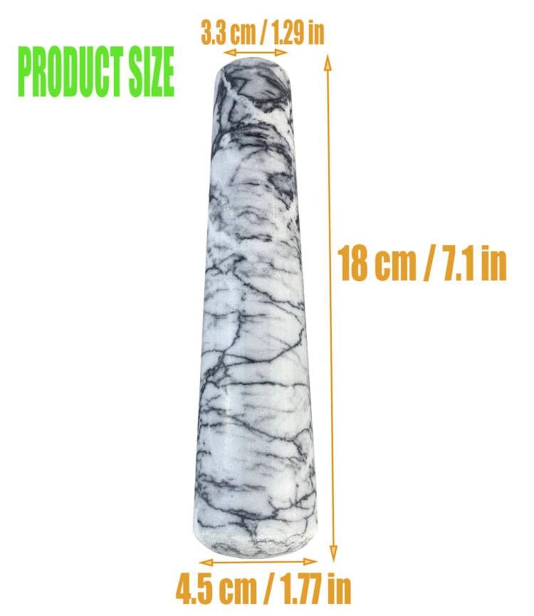 Marble Replacement Pestle only?Granite Polished Pestle ?Gray?