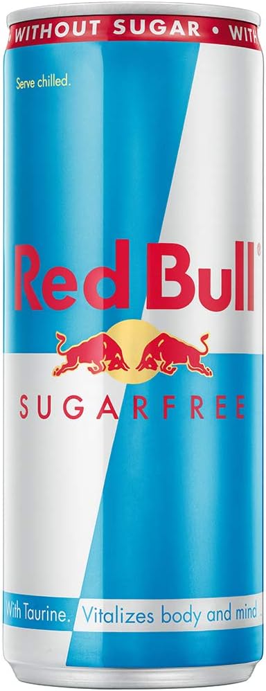 Energy Drink, Sugarfree, 250 ml (4 Pack)