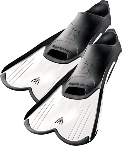 Cressi - Aletas de natación, DP183041, Blanco, EU 41/42 | UK 7/8