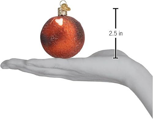 Vista 16 de Old World Christmas - Adornos de cristal soplado para árbol de Navidad, colección Espacio exterior