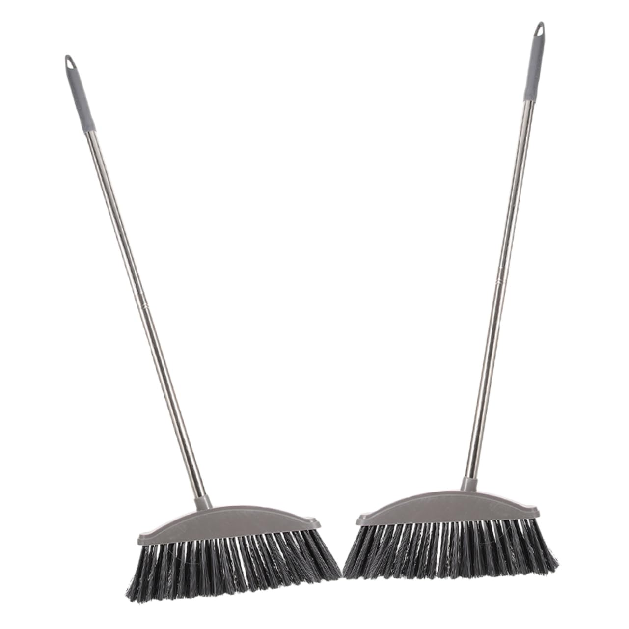 Ciieeo Wide Scrub Broom and Dustpan Set Heavy Duty Deck Cleaning Broom for Patio Stiff Bristle Broom for Outdoor Use