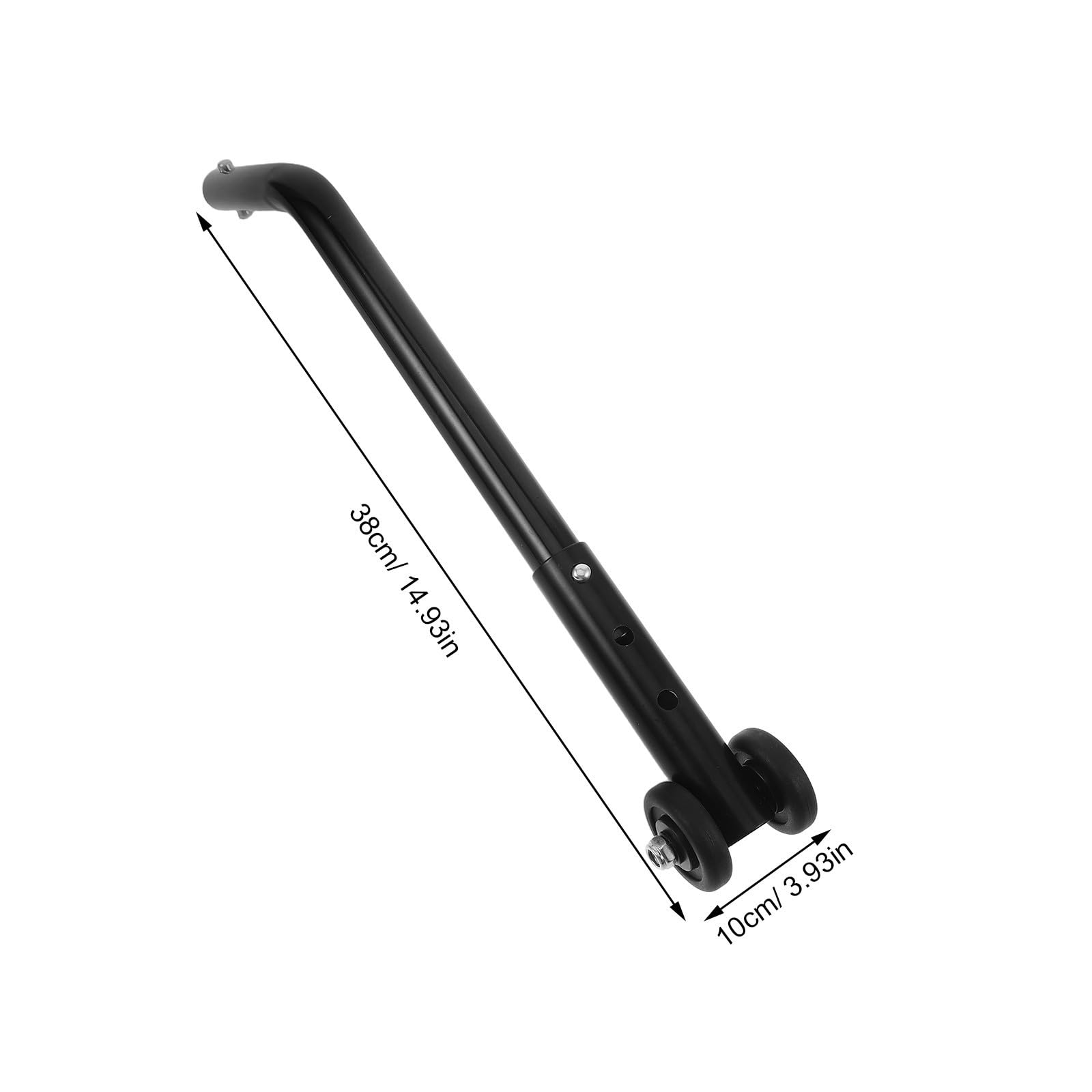 Alipis Accesorio antivuelco para sillas de ruedas y ayudas de movilidad, ruedas de aleación de aluminio con instalación rápida, aptas para usuarios discapacitados en espacios cerrados