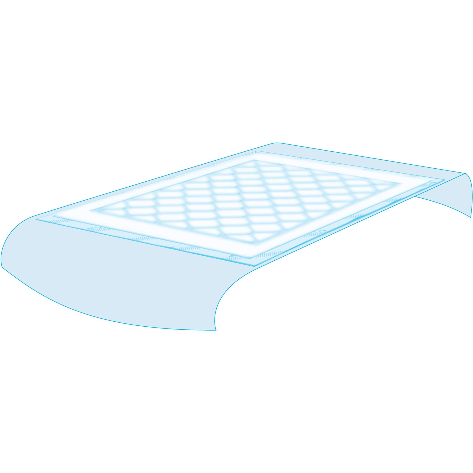 TENA Protection de lit jetables avec Ailes