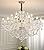 Durahonn Clear Crystal Chandelier, K9 Crystal 18 Lights, E12 Bulbs, Modern Ceiling Lamp for Living Room, Bedroom, Dining Room, UL-Listed, Easy to Install (18-Light)