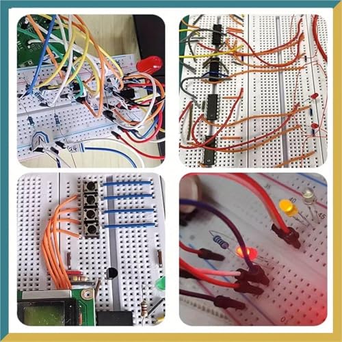 Placa de pruebas MB102 de 830 puntos para prototipos de electrónica sin soldadura 6