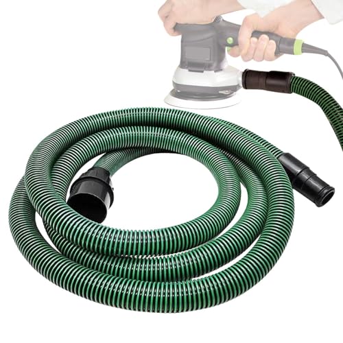 Krmoau Manguera colectora de polvo,Manguera extractora de polvo - Tubo de eliminación de polvo de 11,48/16,4 pies | Manguera de polvo de vacío Flexible, herramientas de recolección de humos para