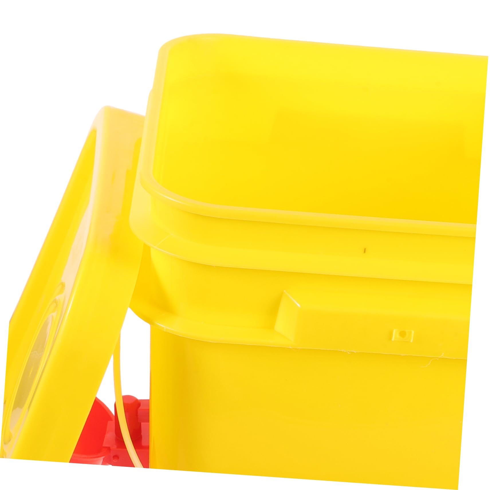Sosoport Mangiatoia Per Pulcini in Contenitore Per Cibo Per Avicoli Portatile Forniture Per Allevamento Per Alimentazione Resistente e Facile Da Pulire