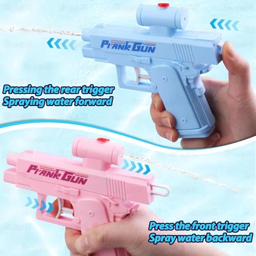 Image of Prank Two-Way Water Gun, Blue, ABS, Reverse Squirt Toy for Kids and Adults, Holi Party Office Fun