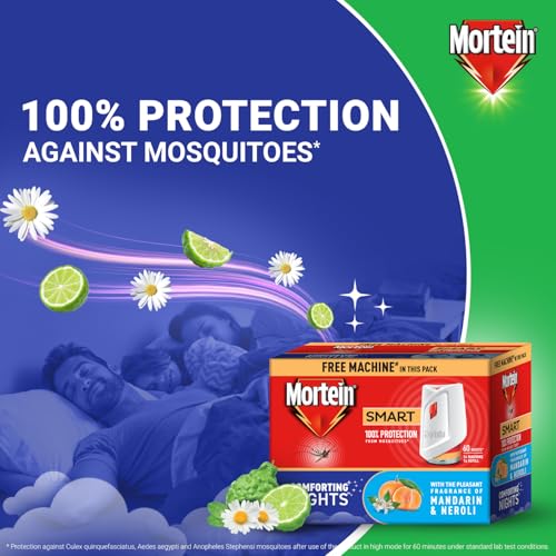 Mortein 45ml x 6 (Buy 4 Get 2 Free) Fits All Machines | SmartPlus Mosquito Repellent Refill | Mosquito Repellent & Killer | 100% Protection from Dengue Mosquitoes, Pack of 6 (Image - 4)