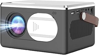 Projector BLJ480 LED Support 1080P Mini Portable Projector Support Mobile Phone Android WIFI Smart Home Theater Theater (Color : Android Version, Size : E)