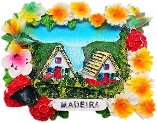 Madeira Portugal Magnet Kühlschrank Kühlschrank Magnet Dekoration Aufkleber Souvenir Harz Handwerk Küche Whiteboard