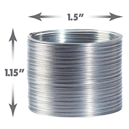 just play slinky jr the original walking spring toy 5-pack small metal slinkys kids toys for ages 5 up
