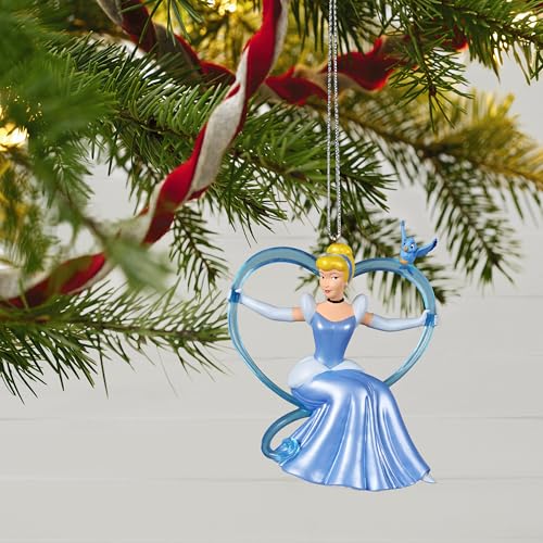 Image of Hallmark Keepsake Disney Ornament - Cinderella & Bluebird Design