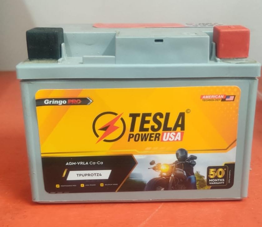 Z4 Bike Battery | Tesla Power USA | TPUTZ4 | 4AH | Battery for