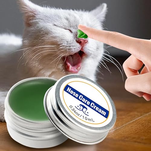 Gvblkq Dog Nose Balm, 10ml Moisturizing Dog Balm, Natural Snout Soother, Rapid Absorption, Pet Snitch Cream, Effective for Dogs and Cats, Gentle Formula, for Puppies, 5x5x2.5cm