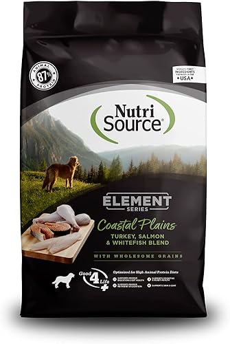 Miniatura 1 de NutriSource Element Series Coastal Plains - Alimento seco para perros, pavo, salmón y pescado blanco, 24 libras