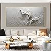 Wall Art Canvas Prints Abstracte Kunst meisje in de Hoed Relief Muur Foto’s Voor Thuis Woonkamer Decoratie Canvas…