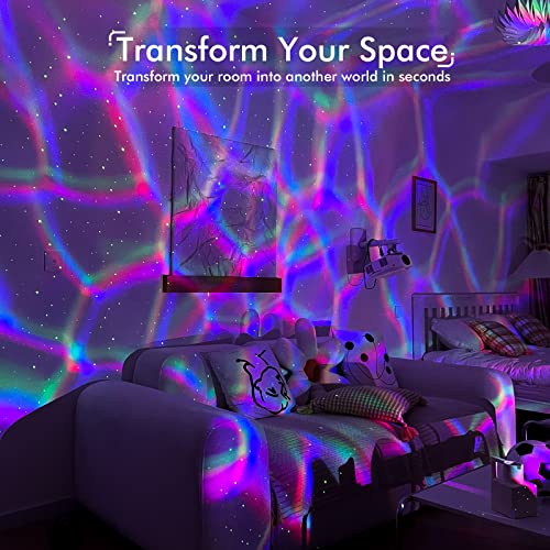 Image of Rossetta Galaxy Projector, Star Projector Light for Bedroom, Bluetooth Speaker and 8 White Noise, Night Light Projector for Kids Adults Game Room, Home Theater, Ceiling, Christmas, Room Decor