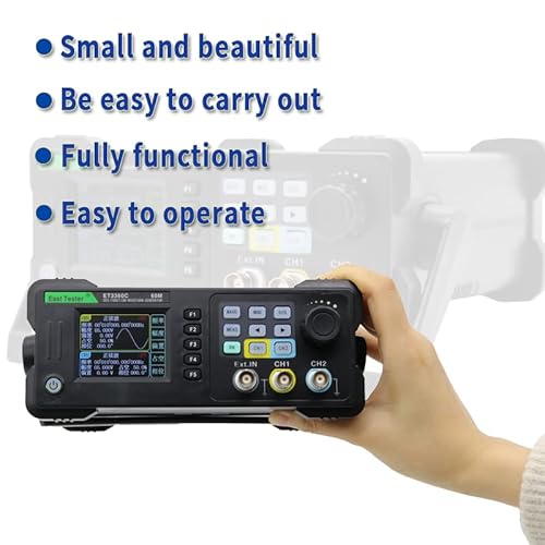 East Tester 3340C High Accuracy, Stability ,Low Distortion Two-Channel Function/ Arbitrary Waveform Dds Singnal Generator 40M Et3340C Black Color thumb #6